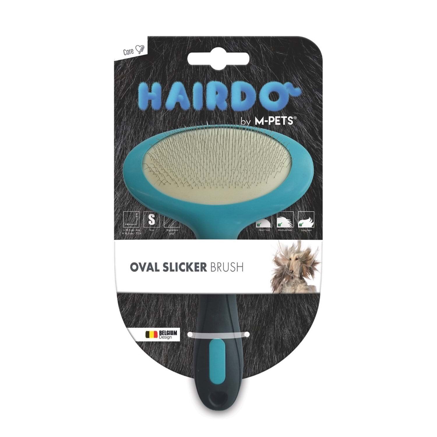 M-PETS HAIRDO KÖPEKLER İÇİN İNCE TELLİ OVAL FIRÇA (S)