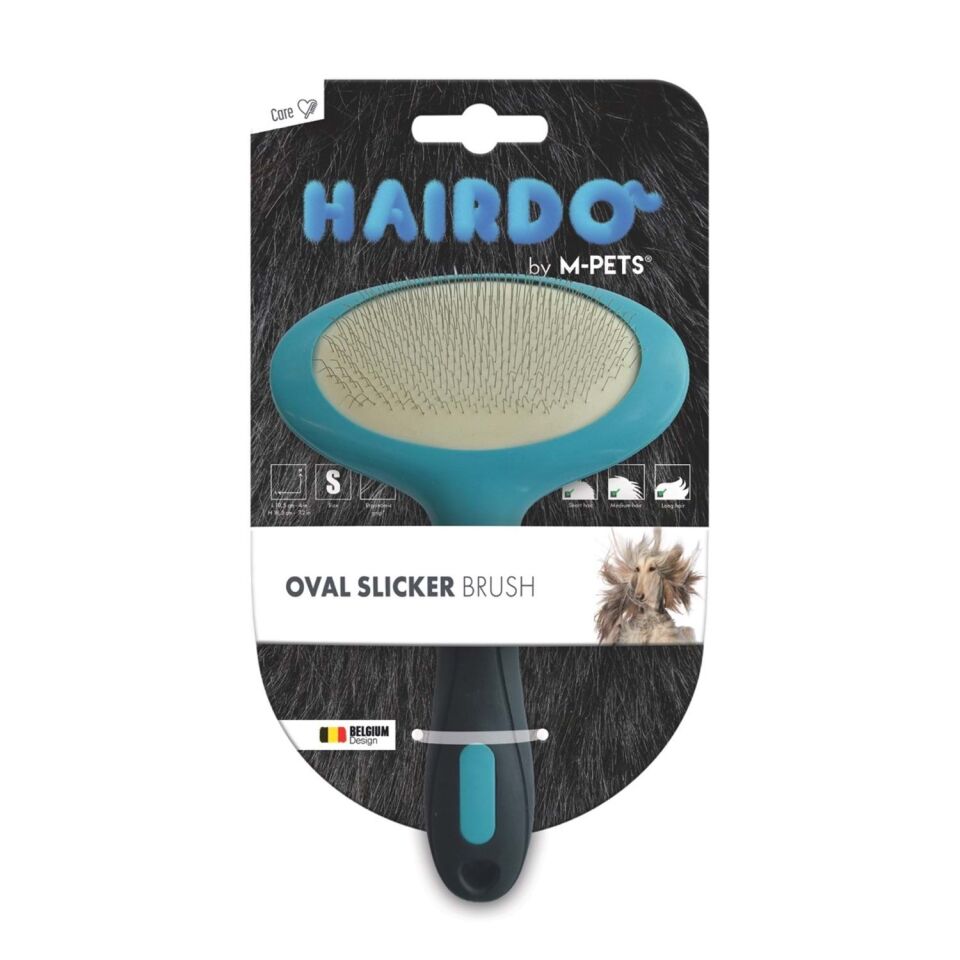 M-PETS HAIRDO KÖPEKLER İÇİN İNCE TELLİ OVAL FIRÇA (S)