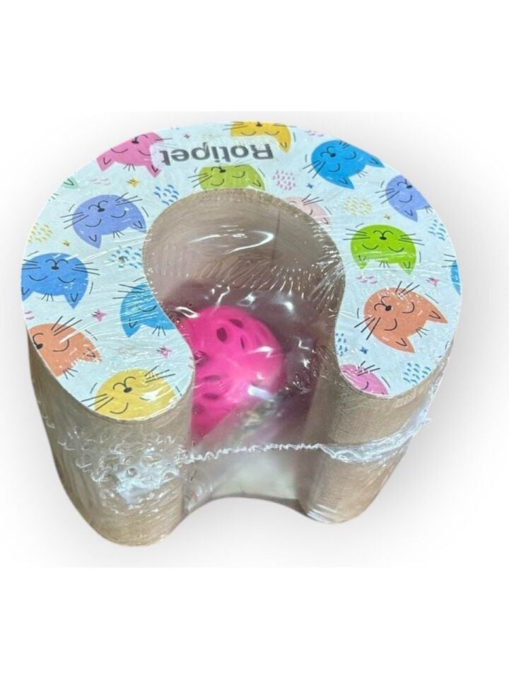 Rotipet Akordiyon Toplu Kedi Oyuncağı Karton