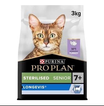 PRO PLAN 3 KG STERİLİSED +7 TURKEY KEDİ MAMASI