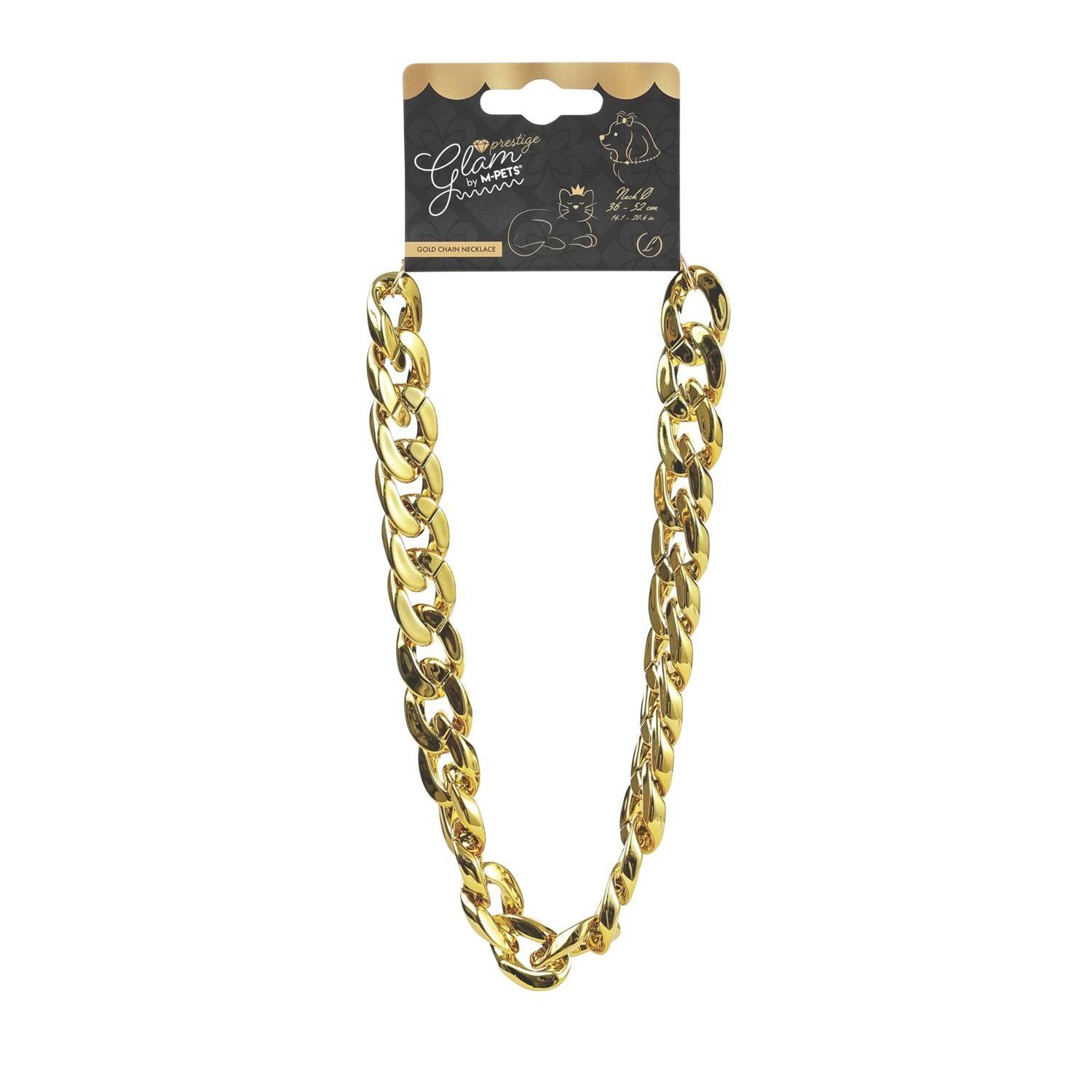 M-PETS GLAM PRESTİGE AKSESUAR GOLD CHAİN (L)