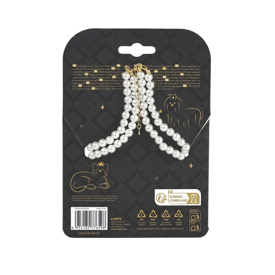M-PETS GLAM PRESTİGE AKSESUAR BLACK CAMELLİA (L)