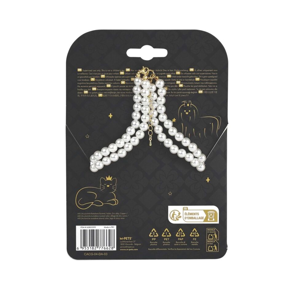 M-PETS GLAM PRESTİGE AKSESUAR WHİTE CAMELLİA (L)