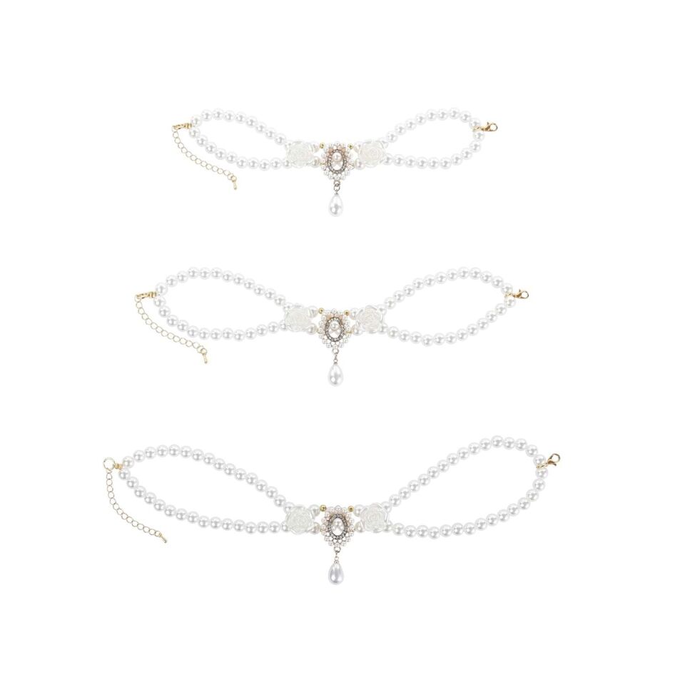 M-PETS GLAM PRESTİGE AKSESUAR WHİTE ROSES (L)