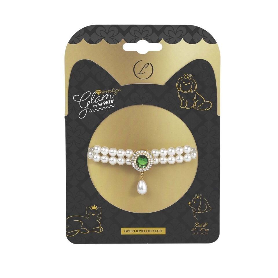 M-PETS GLAM PRESTİGE AKSESUAR GREEN EMERALD (L)