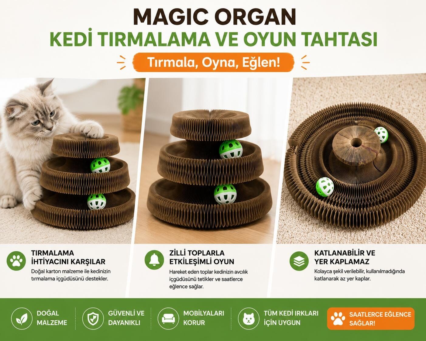 MAJO İKİ KATLI KARTON TIRMALAMA