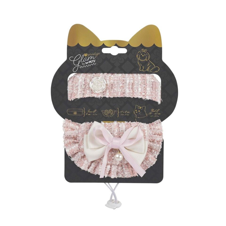 M-PETS GLAM PRESTİGE AKSESUAR CLOTHİNG SET PİNK