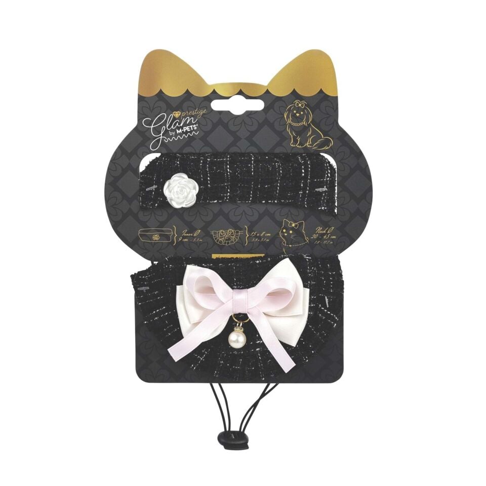 M-PETS GLAM PRESTİGE AKSESUAR CLOTHİNG SET BLACK