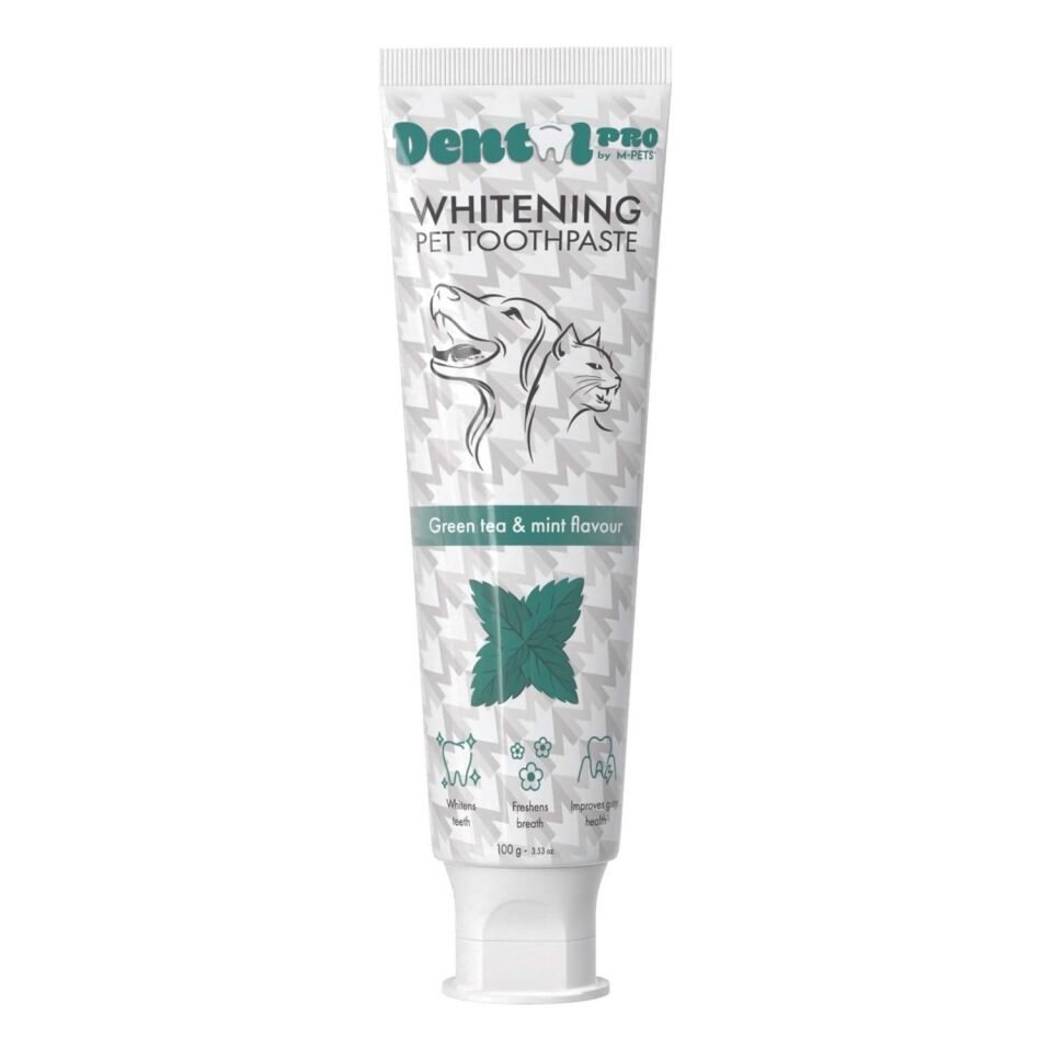 M-PETS DENTAL CARE PRO YEŞİL ÇAY ve NANE AROMALI DİŞ MACUNU 100GR