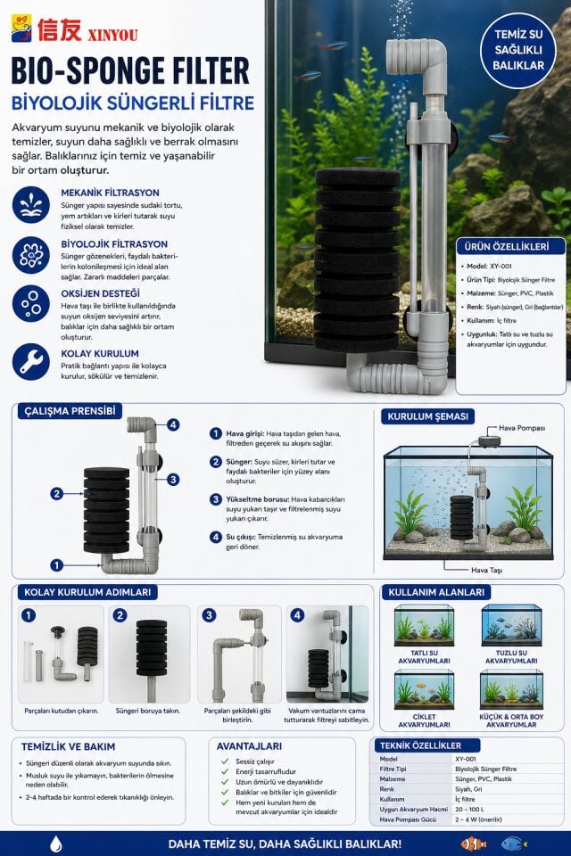 XY-001 İTHAL PİPO FİLTRE TEKLİ BÜYÜK