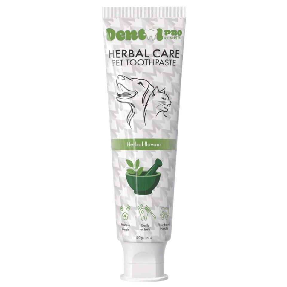 M-PETS DENTAL CARE PRO BİTKİSEL AROMALI DİŞ MACUNU 100GR