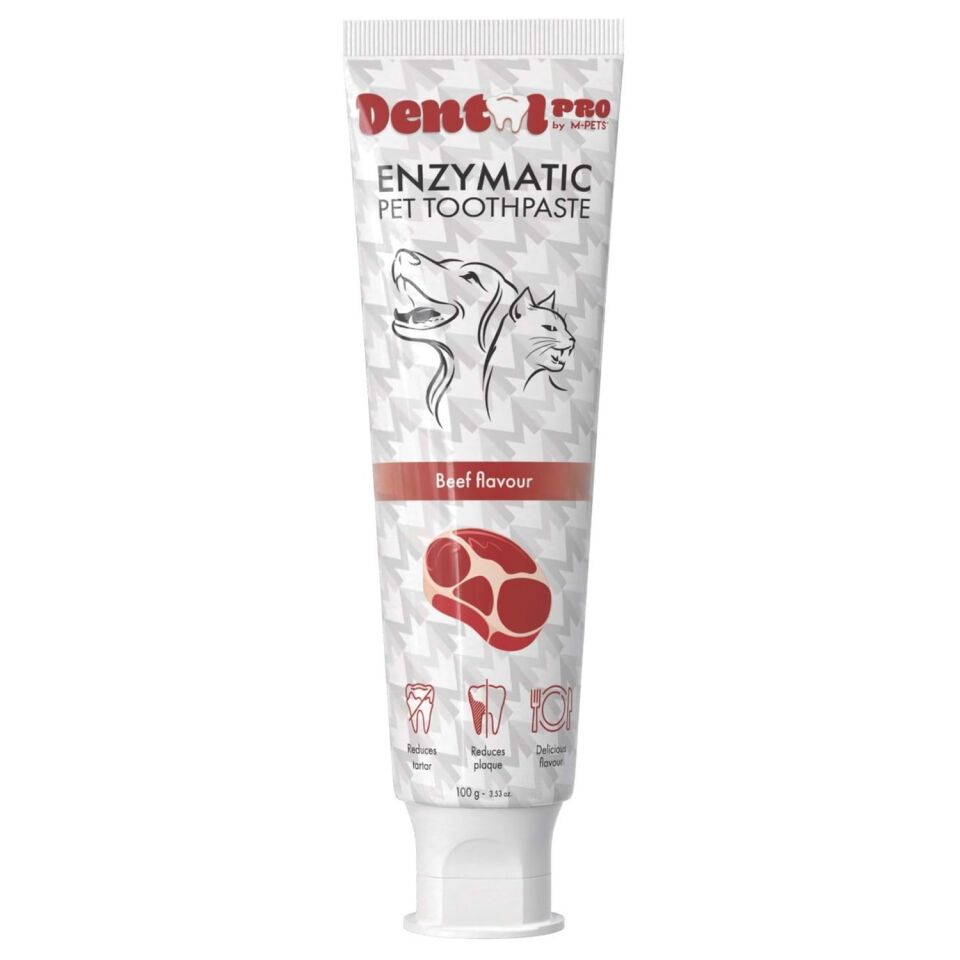 M-PETS DENTAL CARE PRO BİFTEK AROMALI DİŞ MACUNU 100GR