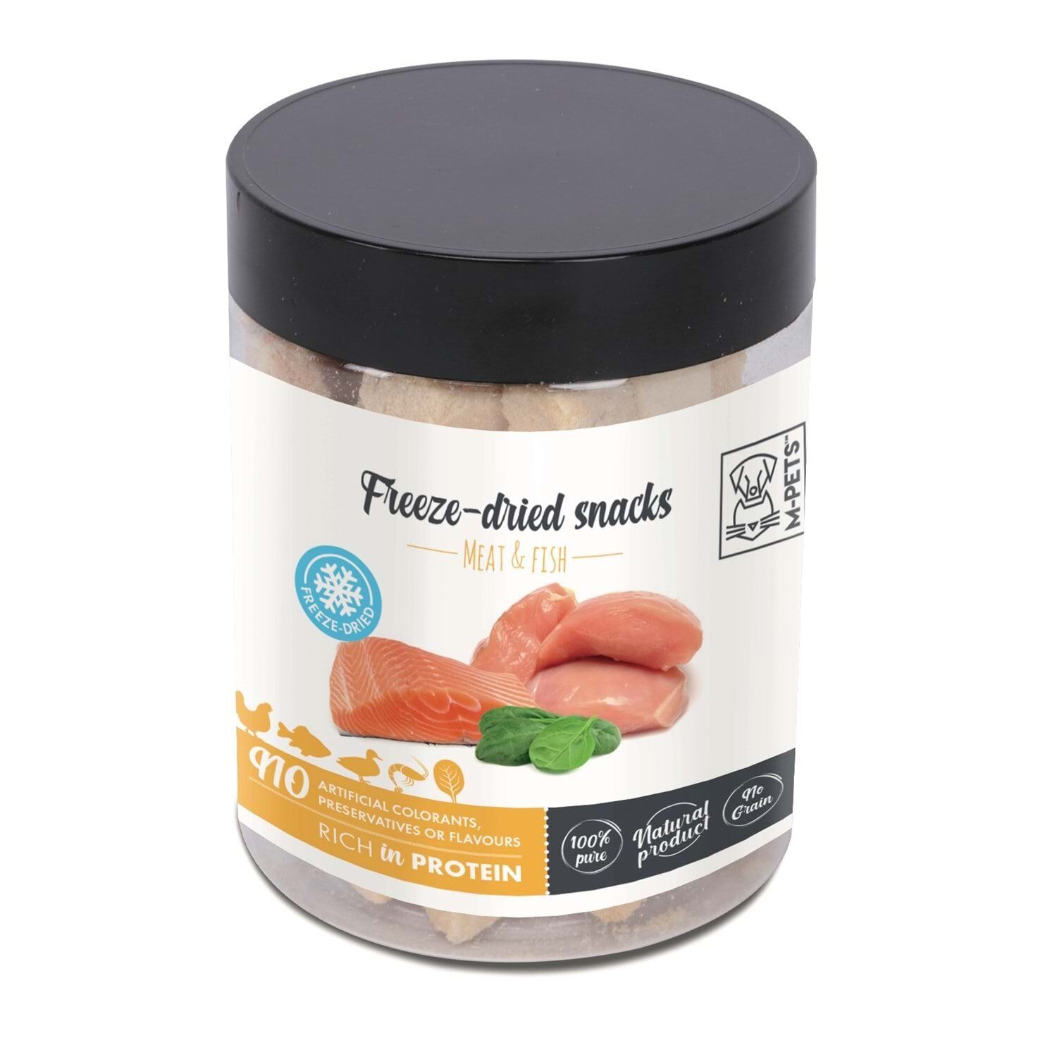 M-PETS FREEZE DRİED KURUTULMUŞ %100 ET ve BALIK KÖPEK ÖDÜLÜ 30GR