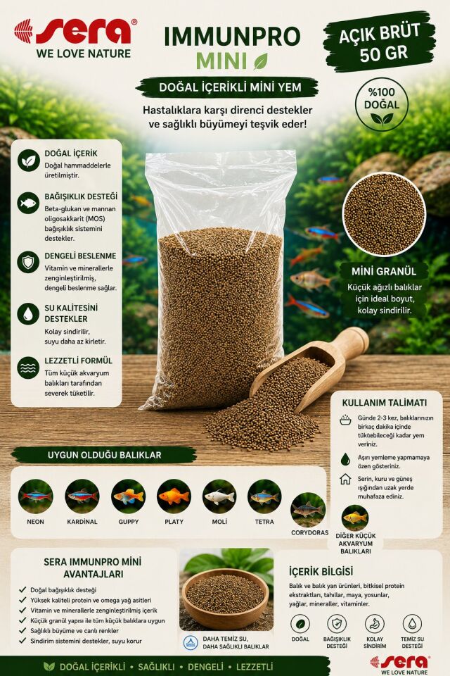 SERA İMMUNPRO MİNİ 50 GR AÇIK BRÜT