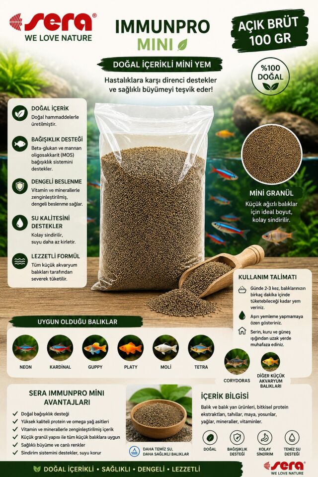 SERA İMMUNPRO MİNİ 100 GR AÇIK BRÜT