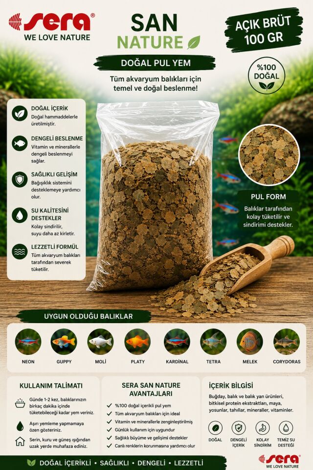 Sera San Nature 100 gr Brüt Açık