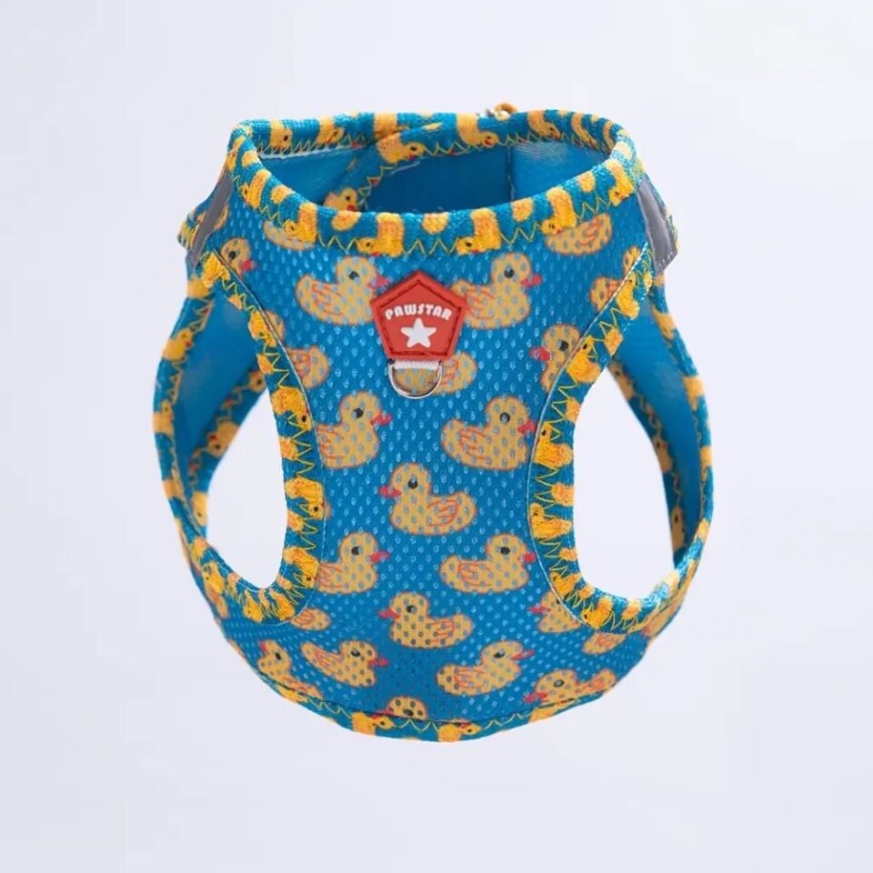 Pawstar Ducks Airmesh Köpek Göğüs Tasması XS