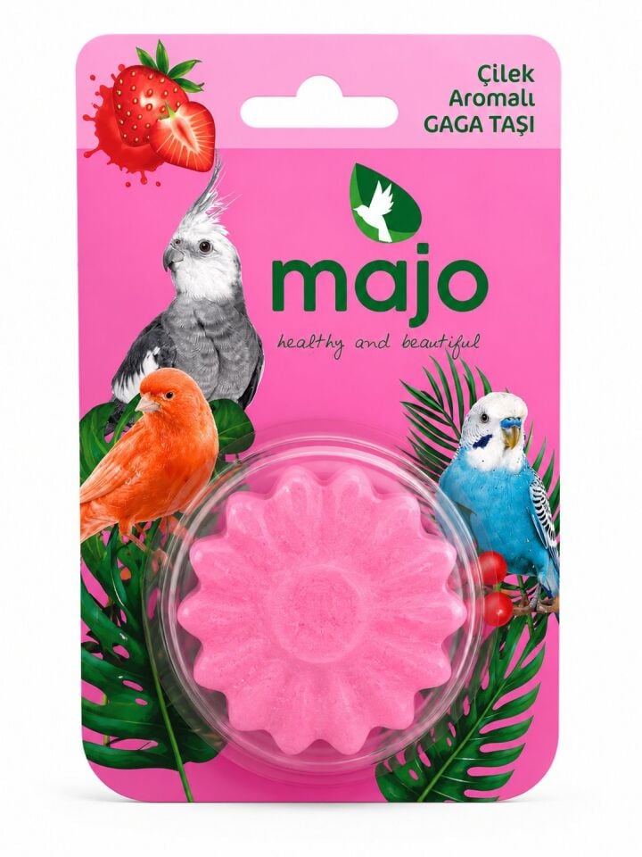 MAJO ÇİLEK AROMALI GAGA TAŞI TEKLİ