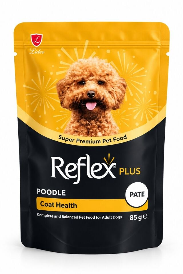 REFLEX PLUS POUCH POODLE COAT HEALTH PATE YETİŞKİN KÖPEK MAMASI 85 G