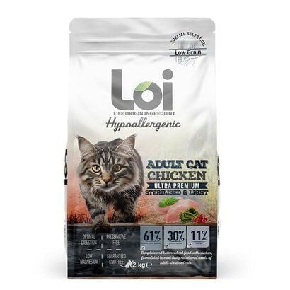 LOI YETİŞKİN KISIRLAŞTIRILMIŞ KEDİ TAVUKLU 2 KG