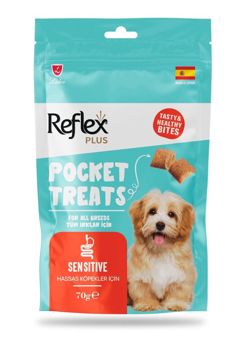 REFLEX POCKET TREATS SENSİTİVE HASSAS KÖPEKLER İÇİN ÖDÜL MAMASI 60G
