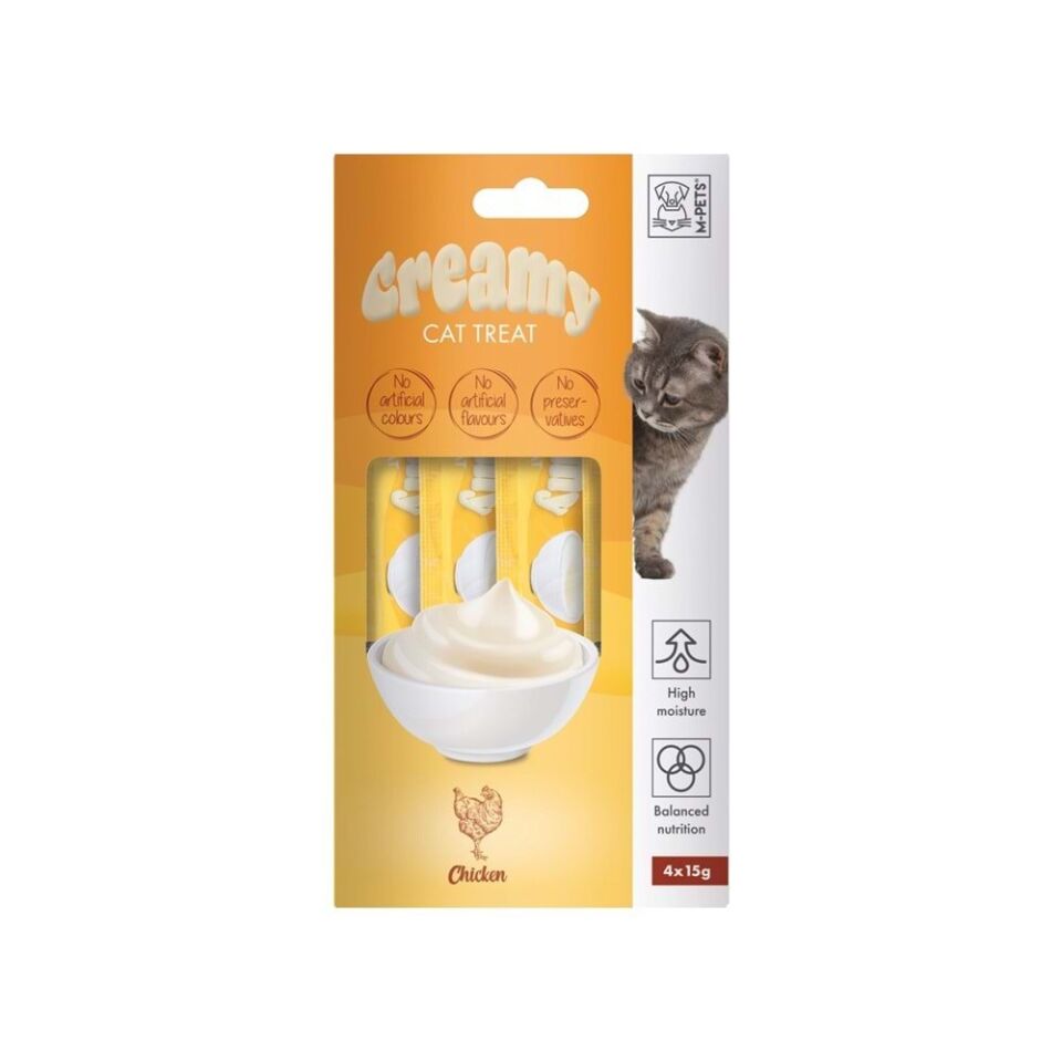 M-PETS CREAMY TAVUKLU KEDİ ÖDÜLÜ 60GR