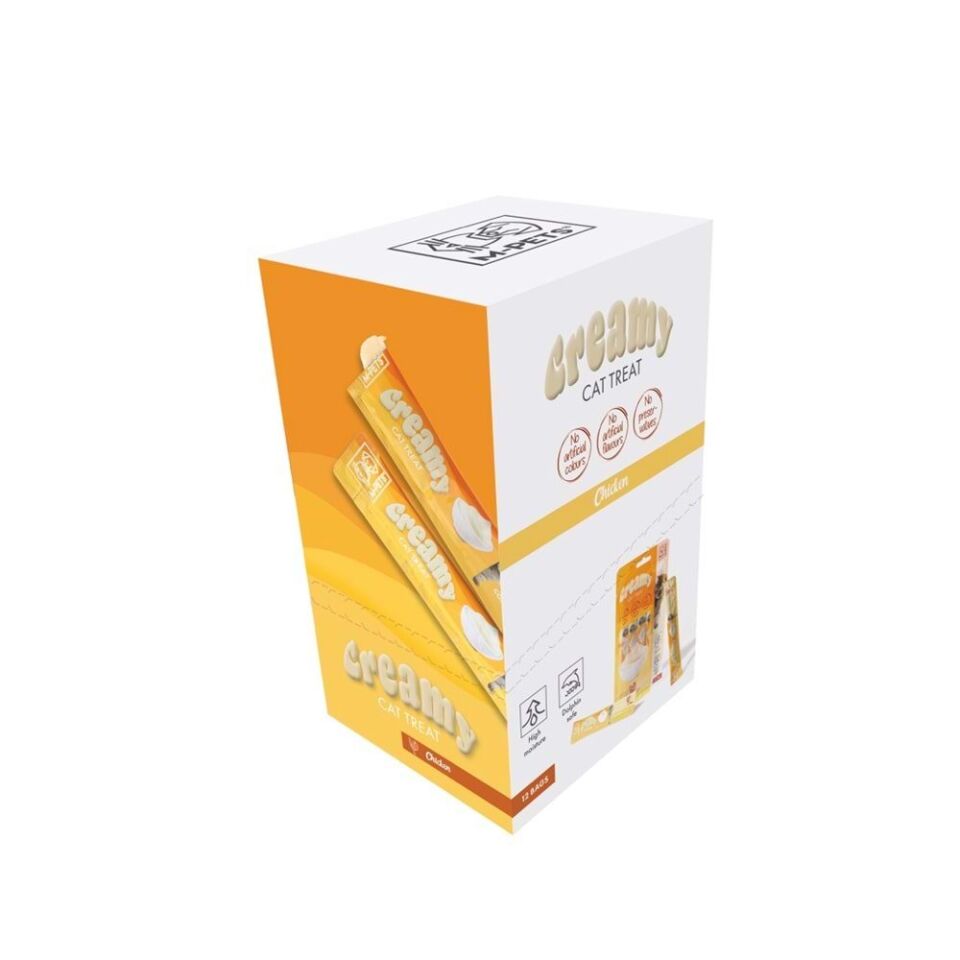 M-PETS CREAMY TAVUKLU KEDİ ÖDÜLÜ 60GR
