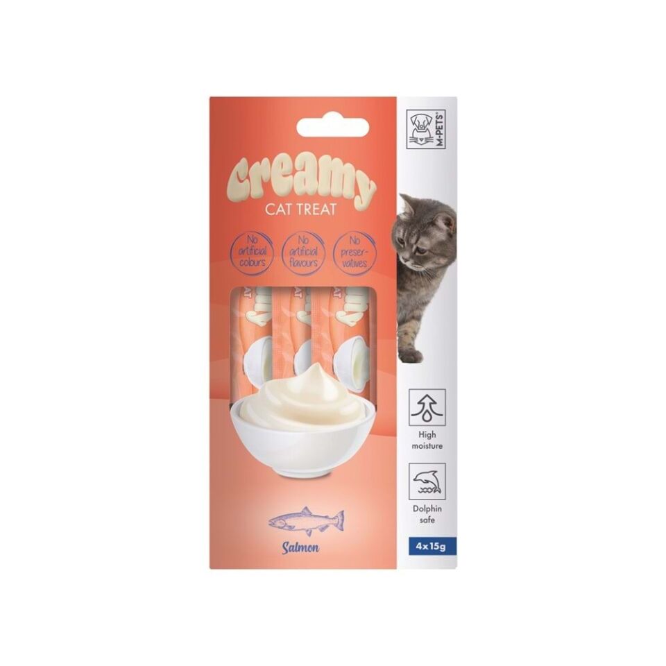 M-PETS CREAMY SOMONLU KEDİ ÖDÜLÜ 60 GR