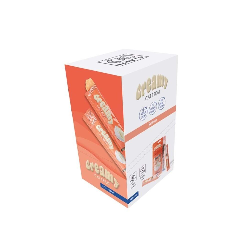 M-PETS CREAMY SOMONLU KEDİ ÖDÜLÜ 60 GR