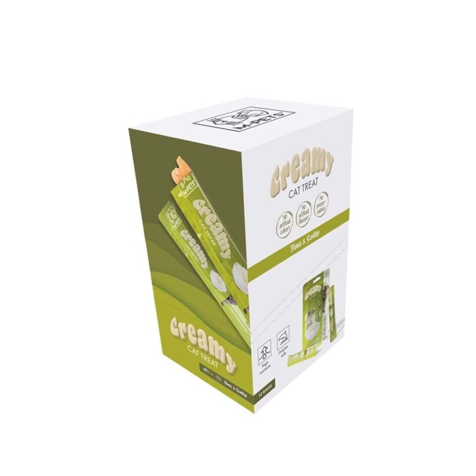 M-PEST CREAMY TON BALIKLI DENİZ TARAKLI KEDİ ÖDÜL 60 GR