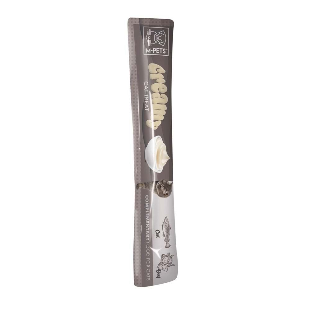 M-PEST CREAMY MORİNA BALIKLI BİFTEKLİ KEDİ ÖDÜL 60 GR