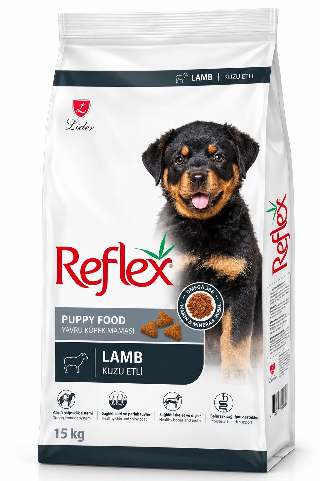 REFLEX PUPPY KUZU & PİRİNÇLİ KÖPEK MAMASI 15 KG