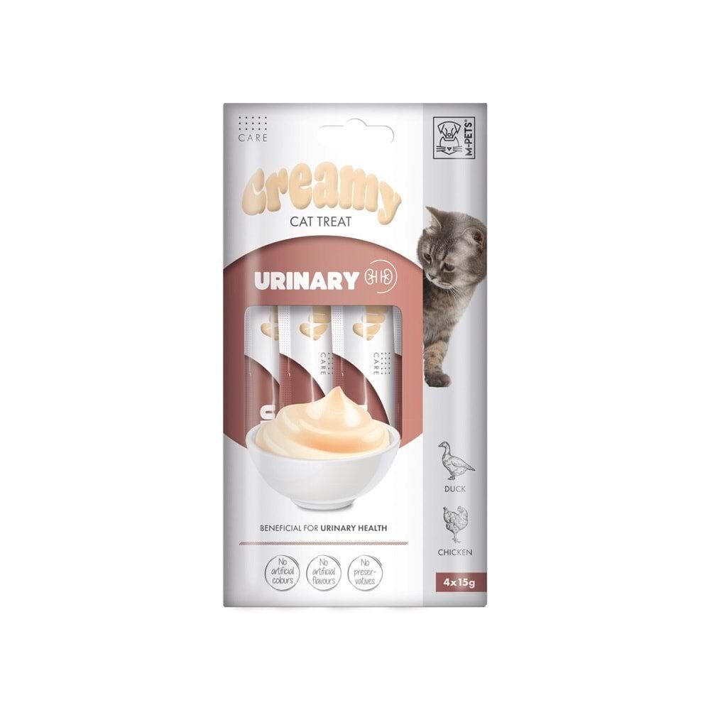 M-PETS URİNARY FONKSİYENEL CREAMY KEDİ ÖDÜL 60 GR