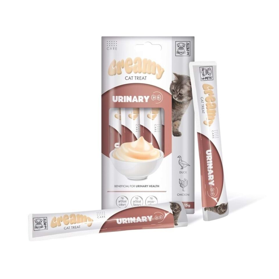 M-PETS URİNARY FONKSİYENEL CREAMY KEDİ ÖDÜL 60 GR