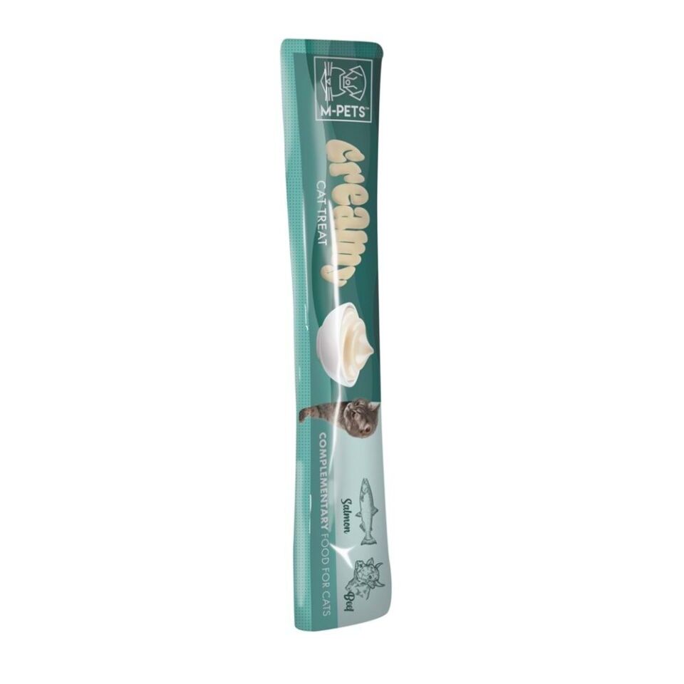 M-PETS CREAMY SOMON BALIKLI BİFTEKLİ KEDİ ÖDÜLÜ 60GR