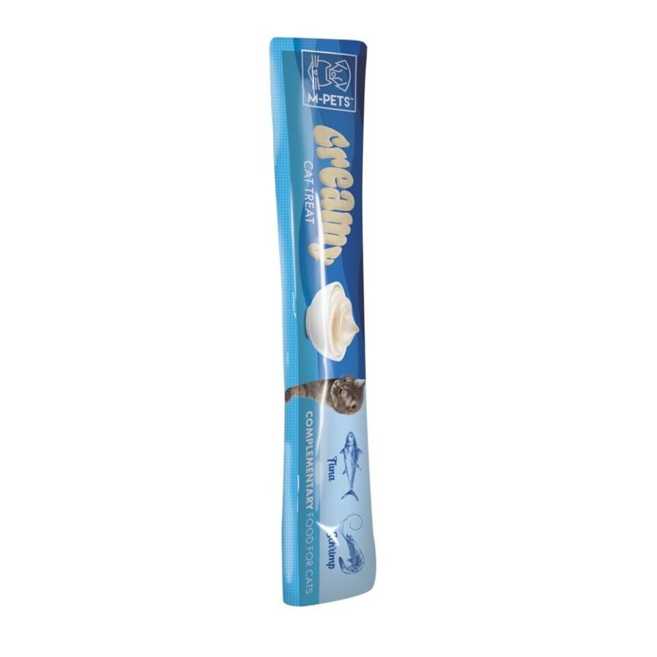 M-PETS CREAMY TON BALIKLI KARİDESLİ KEDİ ÖDÜLÜ 60 GR