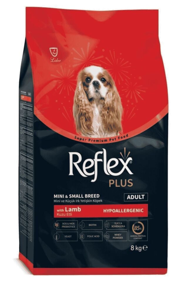 REFLEX PLUS KUZU VE PİRİNÇLİ KÜÇÜK IRK KÖPEK MAMASI 8 KG