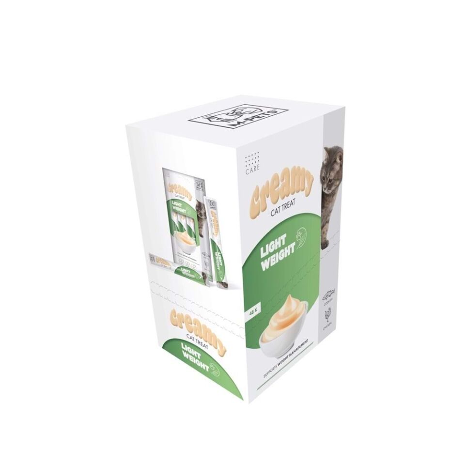 M-PETS LIGHT WEIGHT FOKSİYANEL CREAMY KEDİ ÖDÜL 60 GR