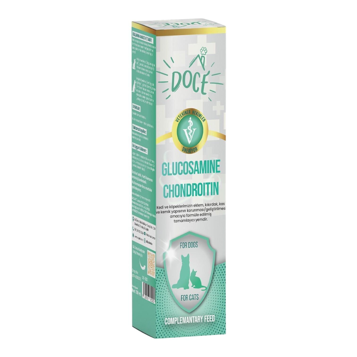Doce Kedi Köpek ( Gucosamıne ) Eklem Ağrıları İçin 50ML