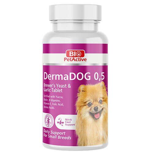 BİO PETACTİVE DERMADOG 0,5 60 TABS 30GR(VİTAMİN TABLET)