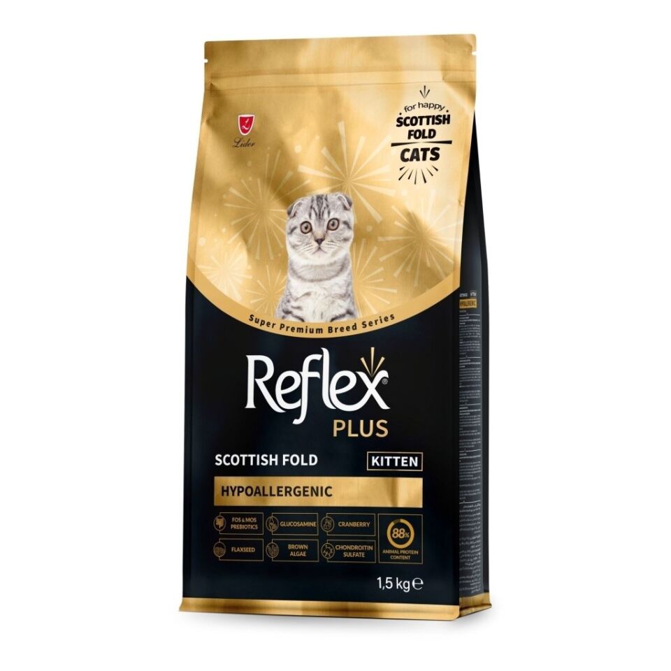 REFLEX PLUS SCOTTİSH FOLD YAVRU KEDİ MAMASI 1,5 KG