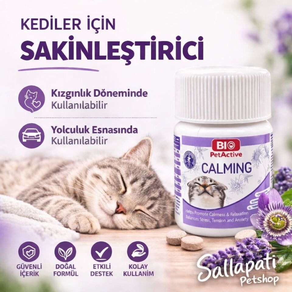 BİO PETACTİVE CALMING FOR CATS (KEDILER ICIN PREMIKS)