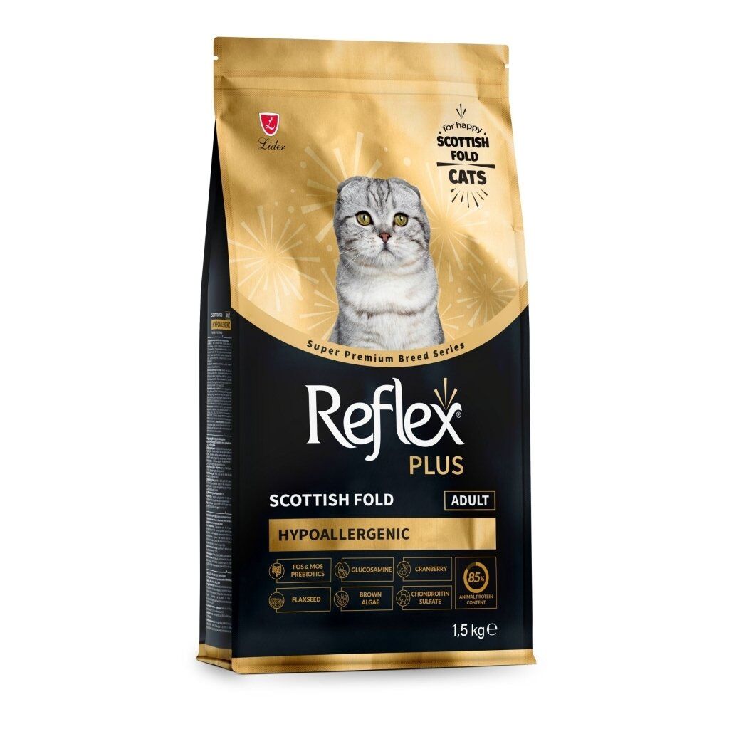 REFLEX PLUS SCOTTİSH FOLD YETİŞKİN KEDİ MAMASI 1,5 KG