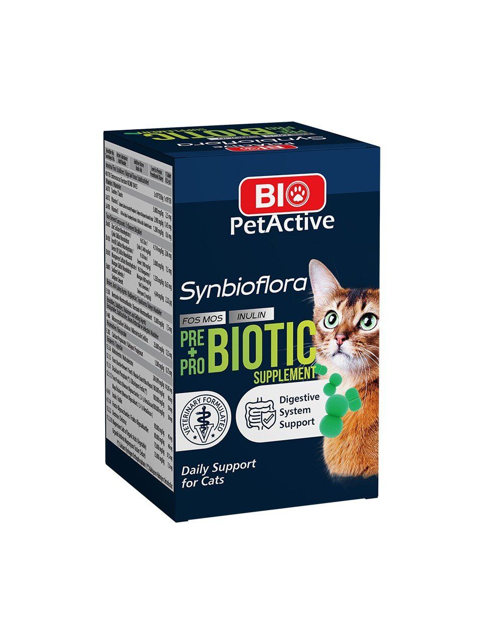 İO PETACTİVE SYNBIOFLORA TABS 0,5 30GR (PREBIOTIC KEDİ TABLET)