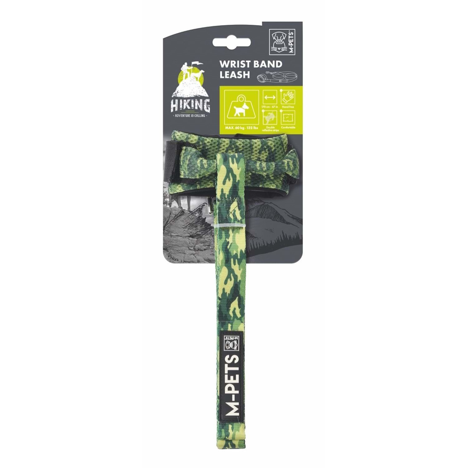 M-PETS HIKING WRIST BİLEK BANTLI GEZDİRME TASMA KAMUFLAJ