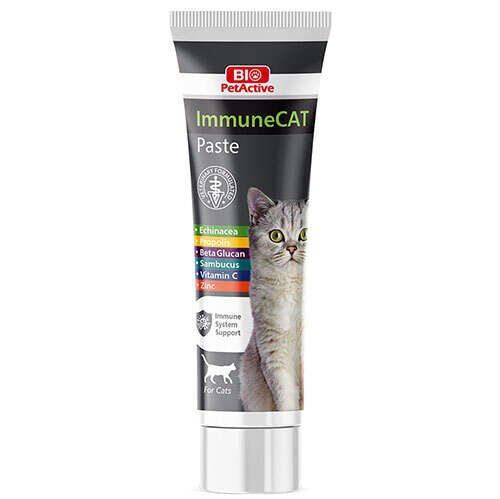 BİO PETACTİVE IMMUNE CAT PASTE 100 ML