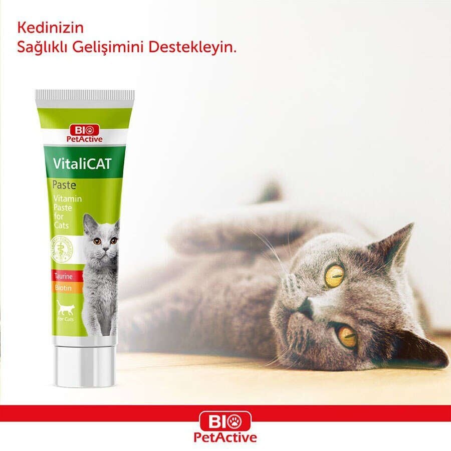BİOPET ACTİVE VITALICAT PASTE (VİTAMİN PASTA) 100ML
