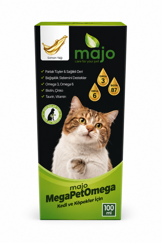 MAJO KEDİ BALIK (SOMON) YAĞI 100 ML