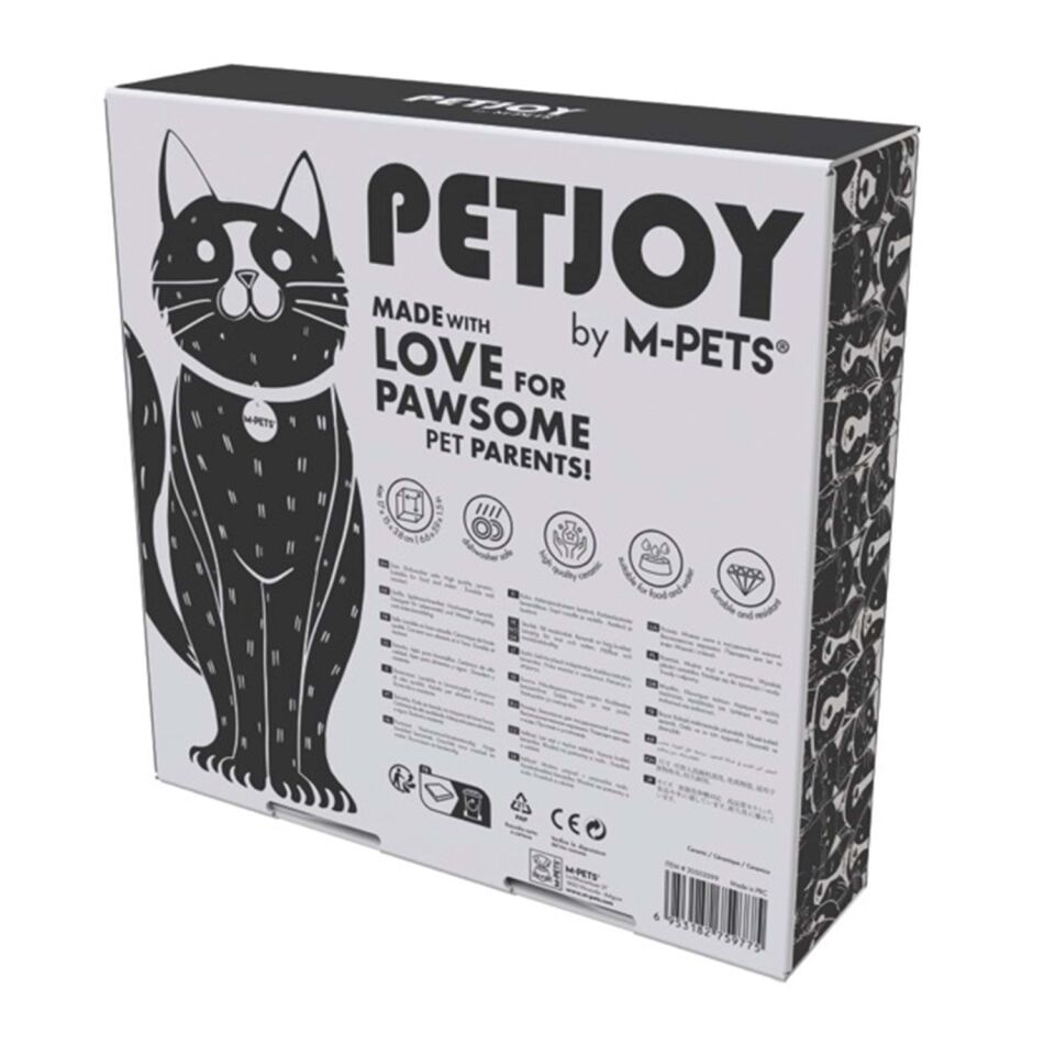 M-PETS PETJOY MOONPIE SERAMİK MAMA KABI 400ML