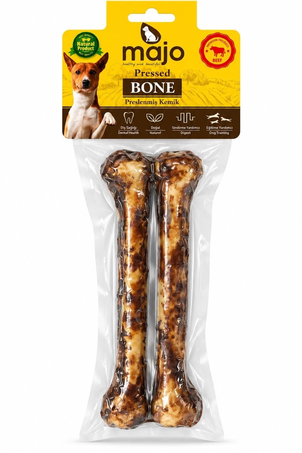 MAJO KARACİĞERLİ KEMİK 21 CM KÖPEK ÖDÜLÜ